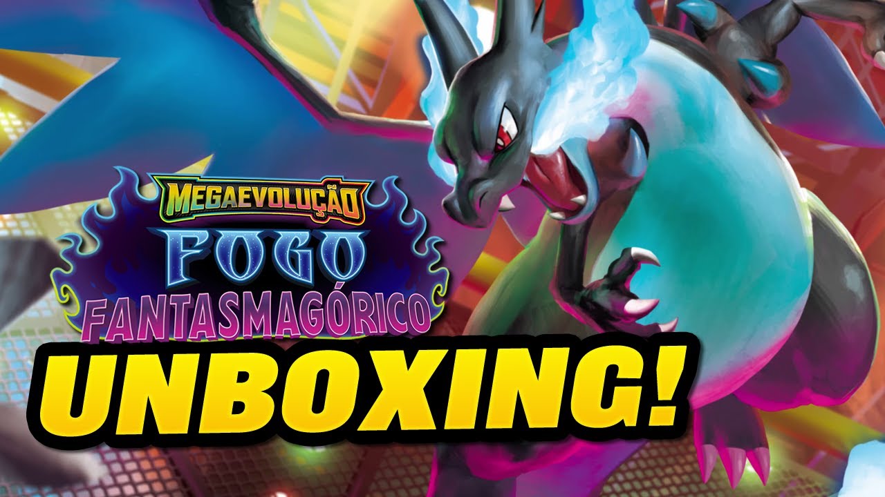Em Busca de MAIS MEGA CHARIZARD DOURADO - Clube do Break - Cartas Pok&eacute;mon - Fogo Fantasmag&oacute;rico