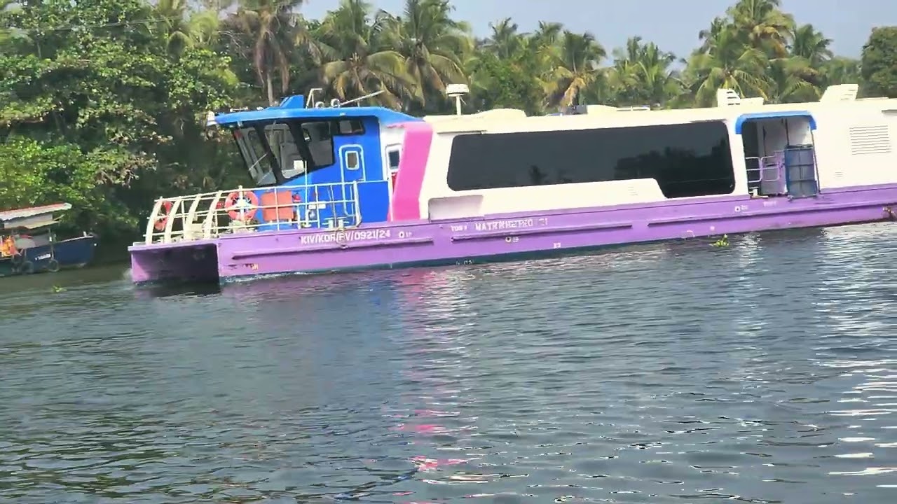 World's First Water Metro | Kochi, Kerala | Cheranalloor&ndash;High Court Route