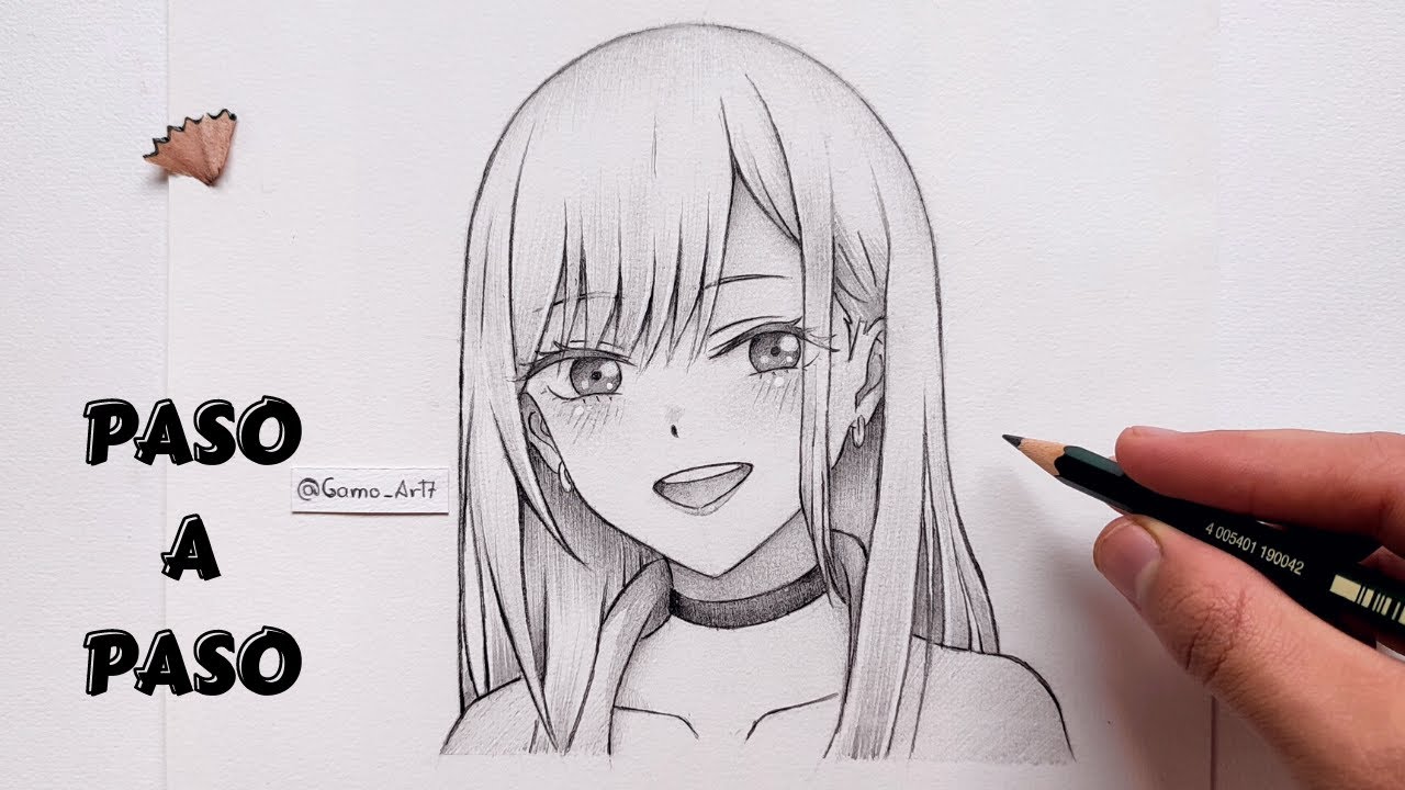 Cómo dibujar a MARIN KITAGAWA Paso a Paso - [My Dress Up Darling]
