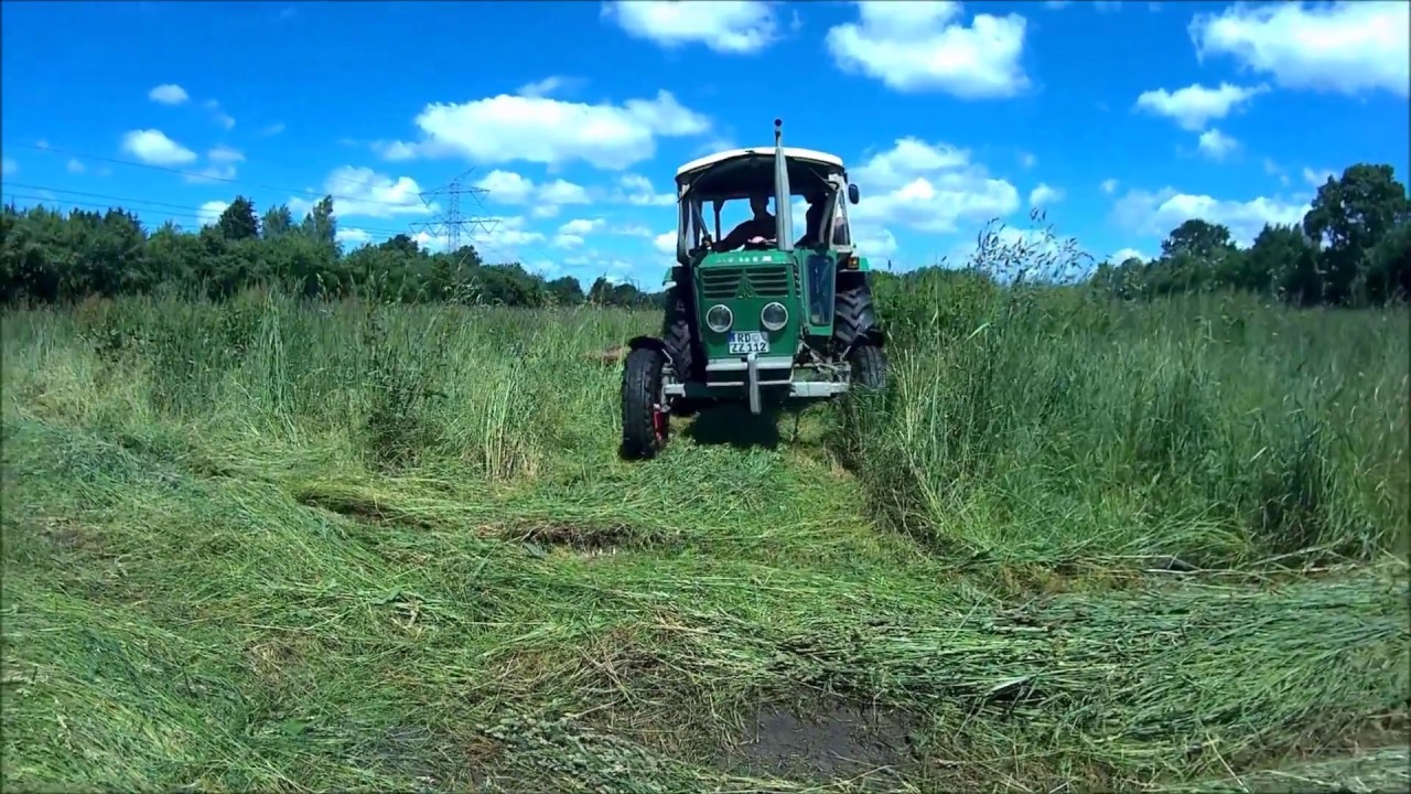Oldtimerfreunde Jevenstedt - 17.06.2017 Gras mähen mit Oldtimer Traktoren