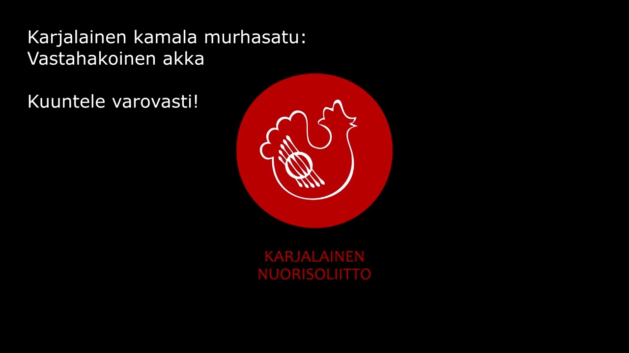 Karjalainen murhasatu, hui! Kyösti Toivonen lukee sadun Vastahakoinen akka