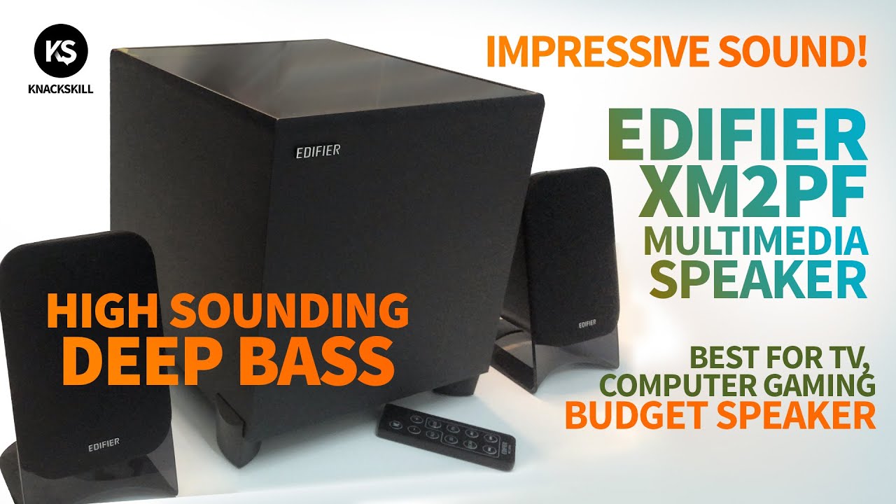 Edifier XM2PF Speaker Unboxing Review, Sound Test DEEP BASS with Impressive Sound!