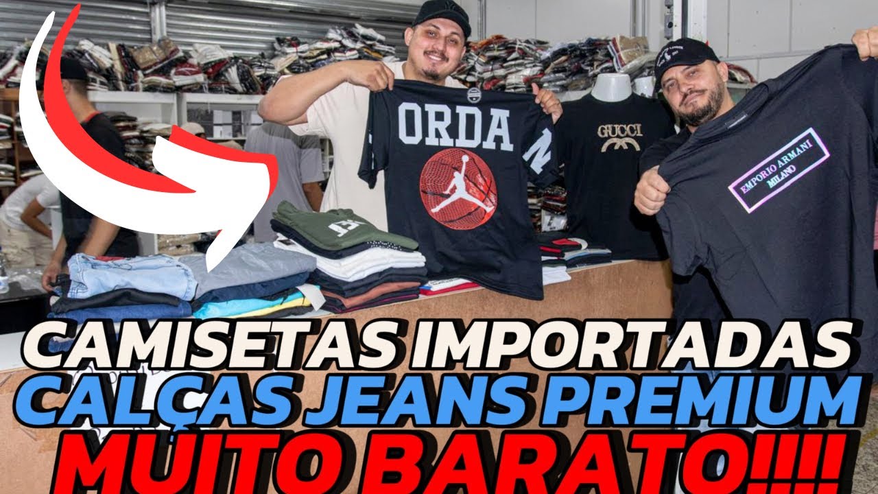 🔥 👕 O MAIOR FORNECEDOR DE CAMISETAS IMPORTADAS DO BRÁS!!! INVESTIU E NÃO VENDEU? ELE TROCA! #brás