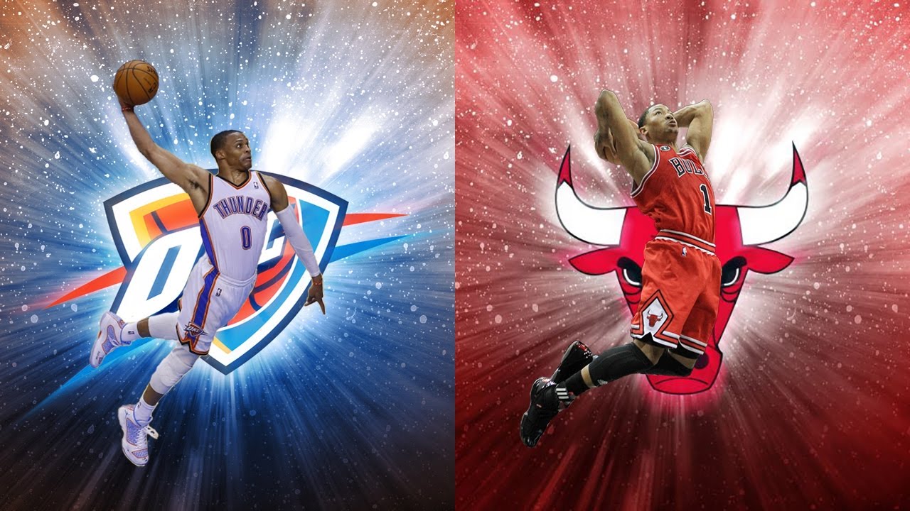 Russell Westbrook vs Derrick Rose Top 10 Career Dunks