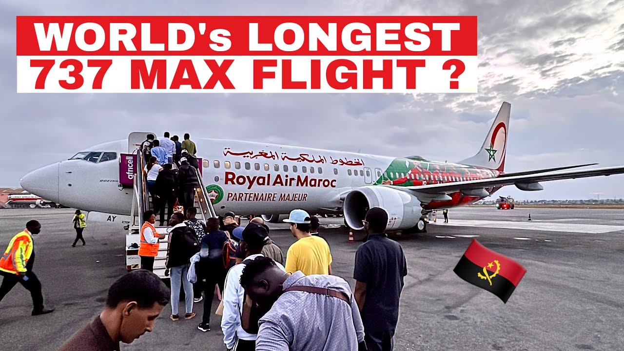 7 HOURS in the 737 MAX ! 🇦🇴Luanda - Casablanca 🇲🇦 [FULL FLIGHT REPORT]