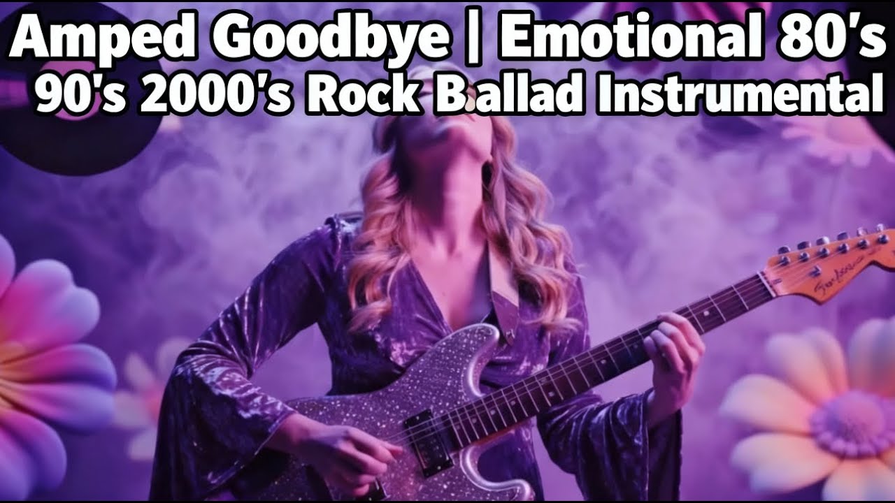 Amped Goodbye | Emotional 80's 90's 2000's Rock Ballad Instrumental #rockballad #rock