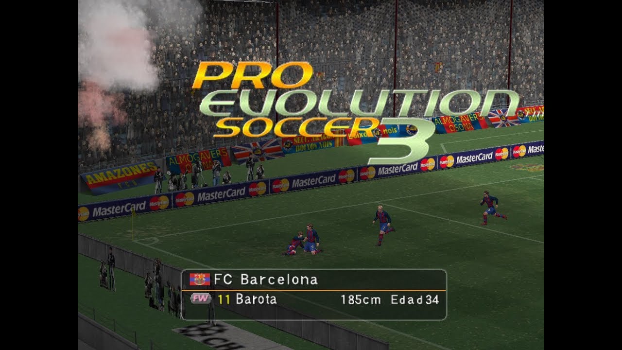 PES 3 - Barcelona vs Brescia - Master League - 2º Division - 6º Match