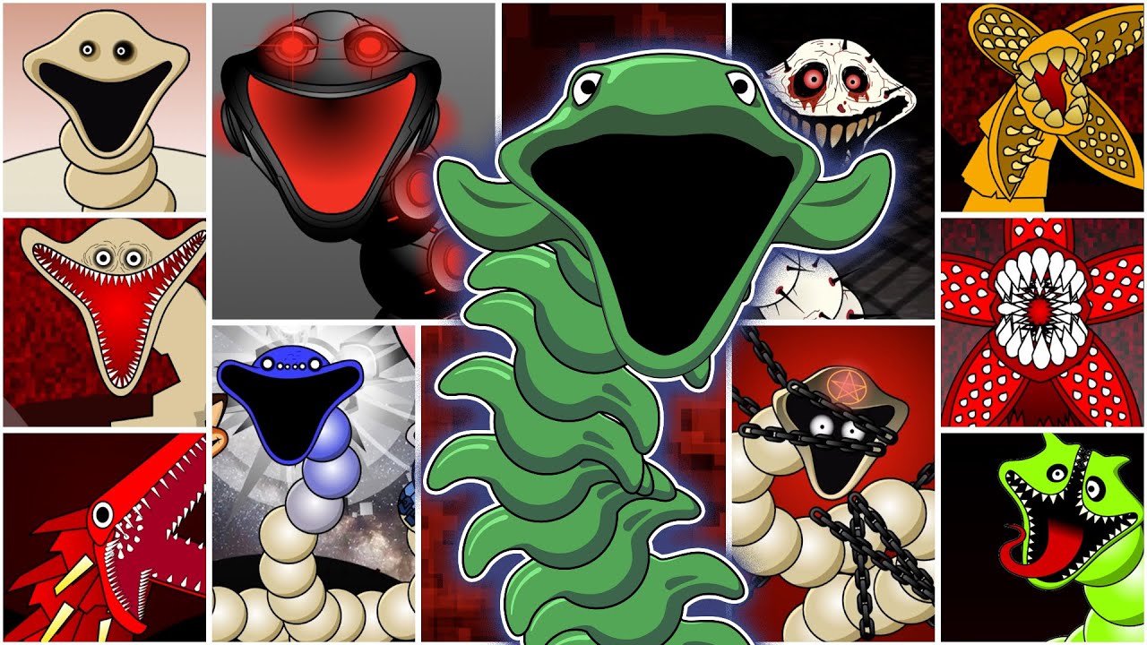 My Sprunki OC: HUNGRY WORM (Phase 1 to NEW Phase 17, Phase 18 from Roblox)