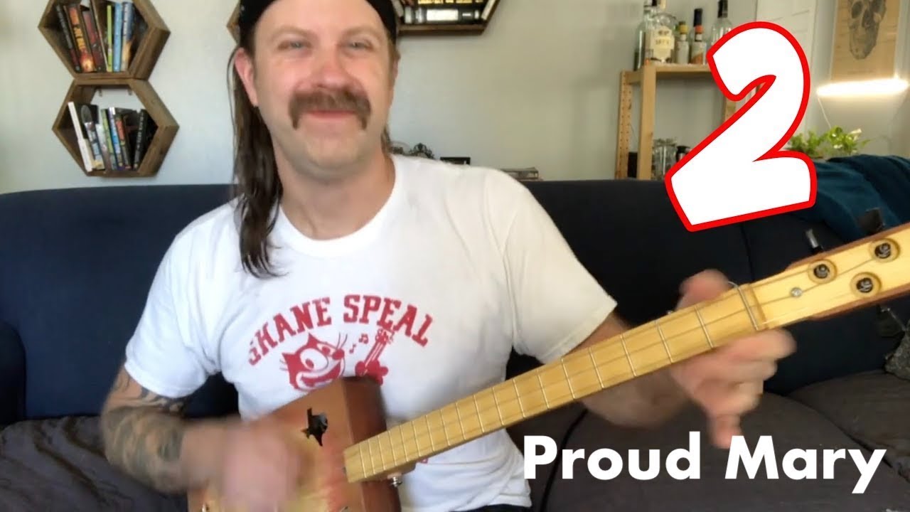 2 of 8 - Proud Mary (on cigar box guitar) | CCR cover