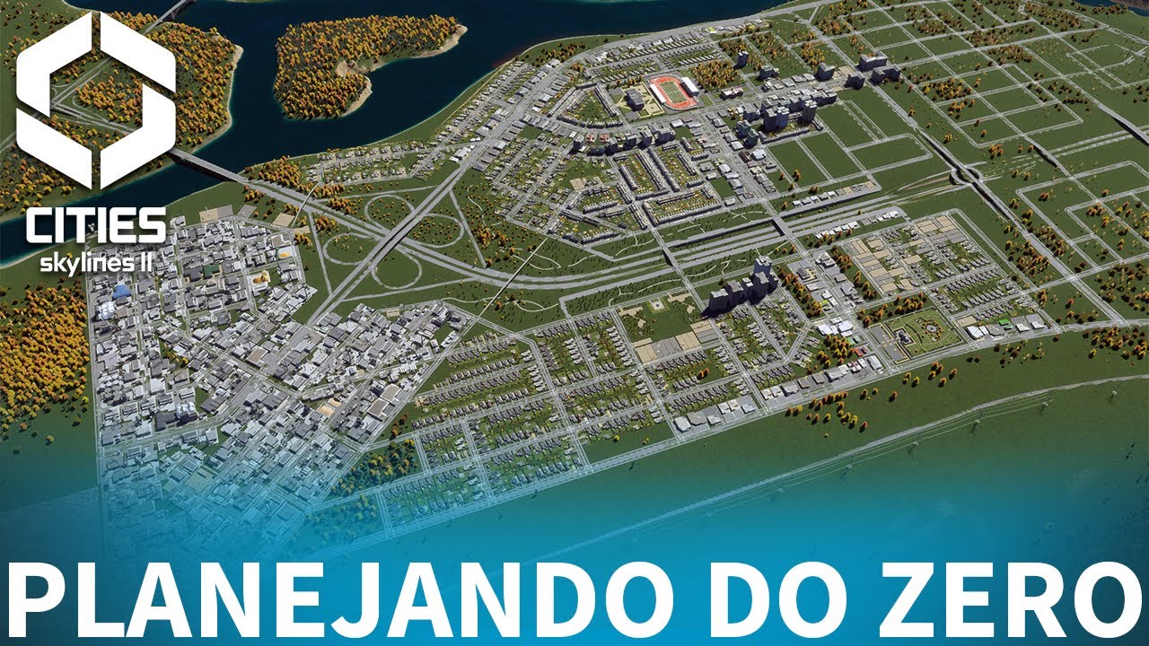 PLANEJAMENTO de uma cidade do zero em CITIES SKYLINES 2