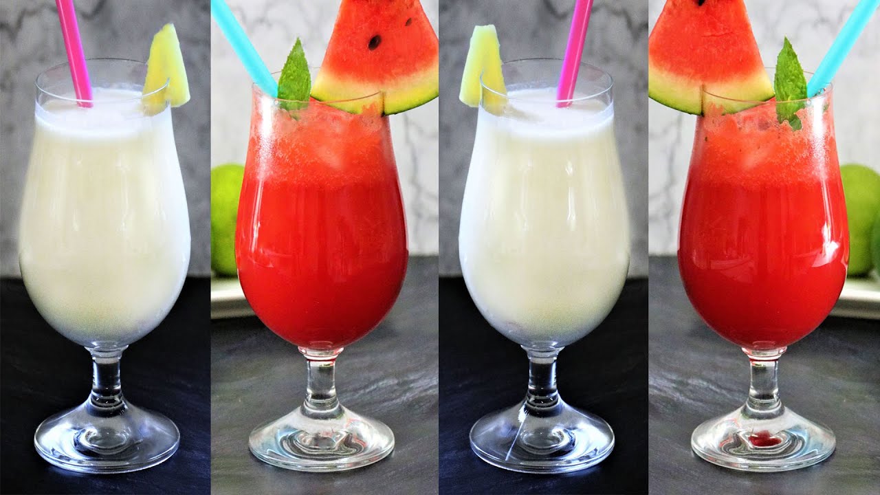 MOCKTAIL | Coconut Kiss 💋 Watermelon Fizz Mocktail 🍹 Summer Drinks☀️