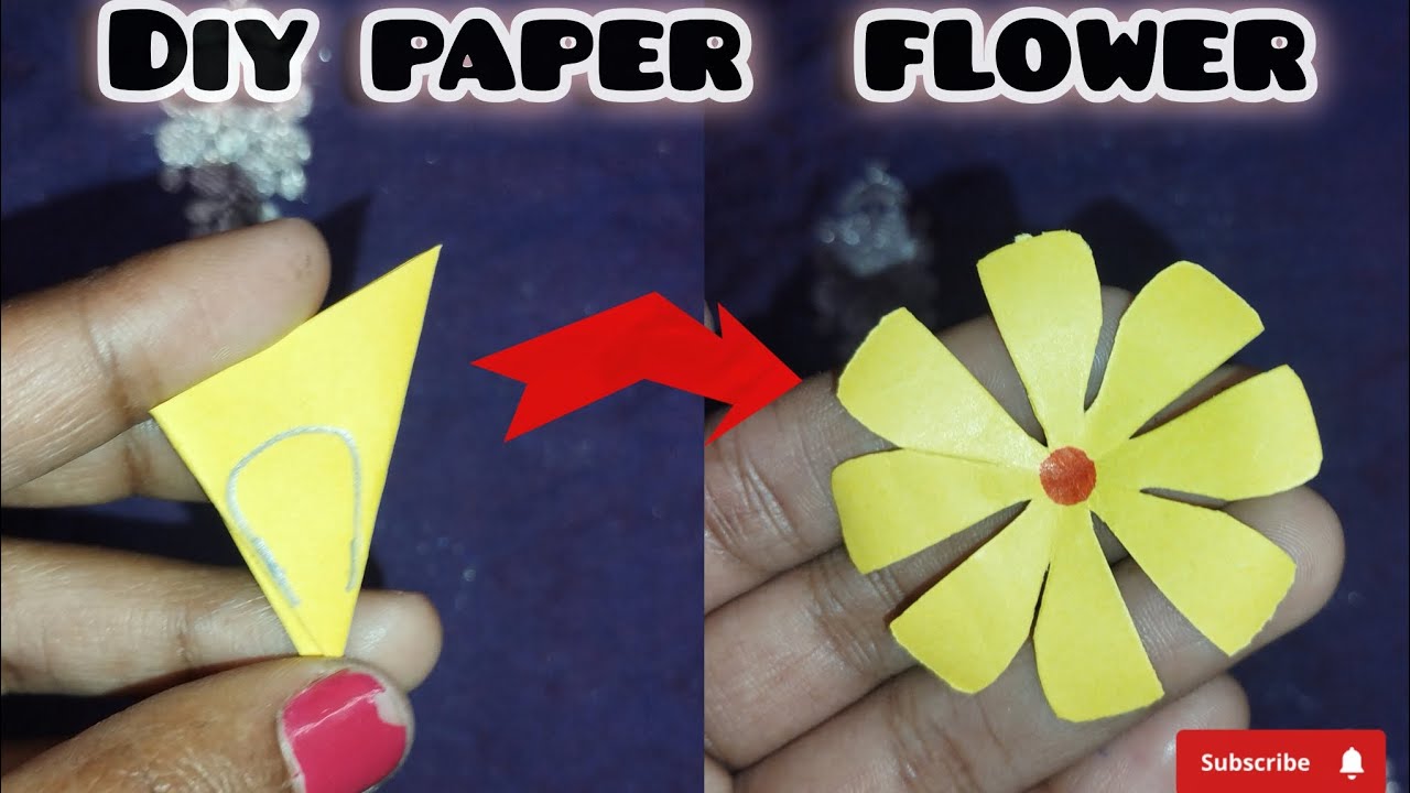 Diy paper flower🌺🌻🌹🌷#diy #art #craft #drawing #subscribe #craftyhome #cricket #papercraft #flowers 