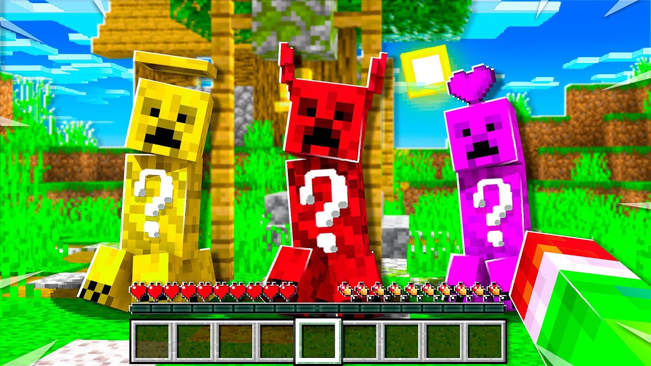 I Punched A LUCKY Creeper In Minecraft...
