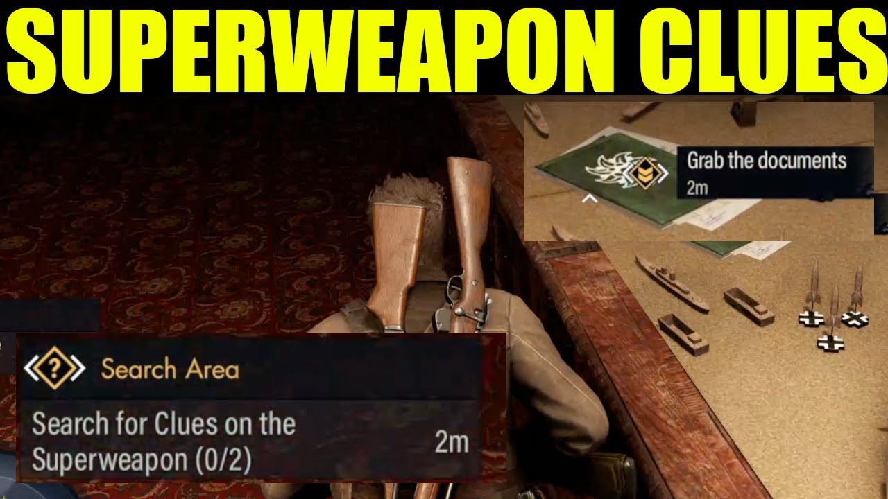 Как «Искать подсказки к супероружию» СПЕЦИАЛЬНЫЙ САБОТАЖ | Sniper Elite Resistance