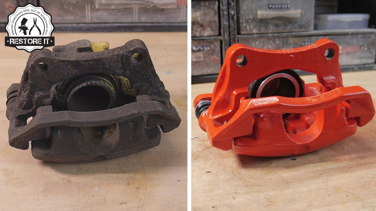 Rusty BMW E30 325i Brake Caliper Restoration