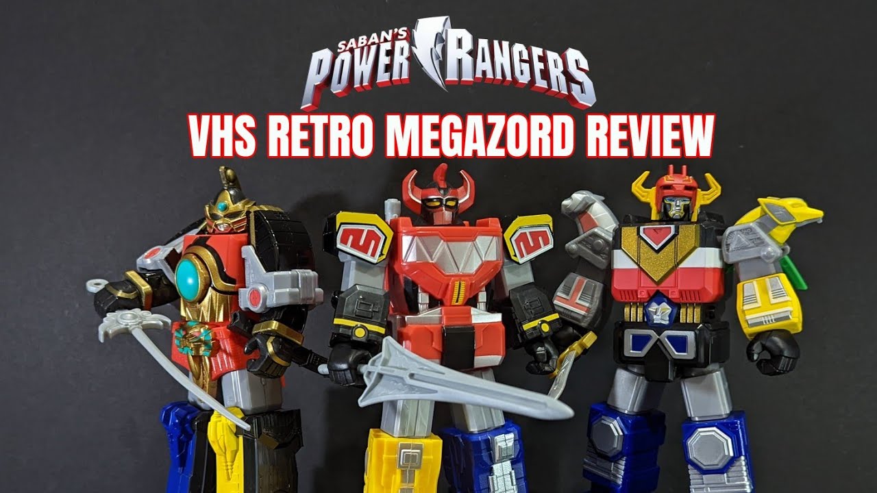 Power Rangers Walmart Exclusive Retro Megazords Wave 1 (Dino, Thunder, Galaxy Megazords & Ninjakon!)