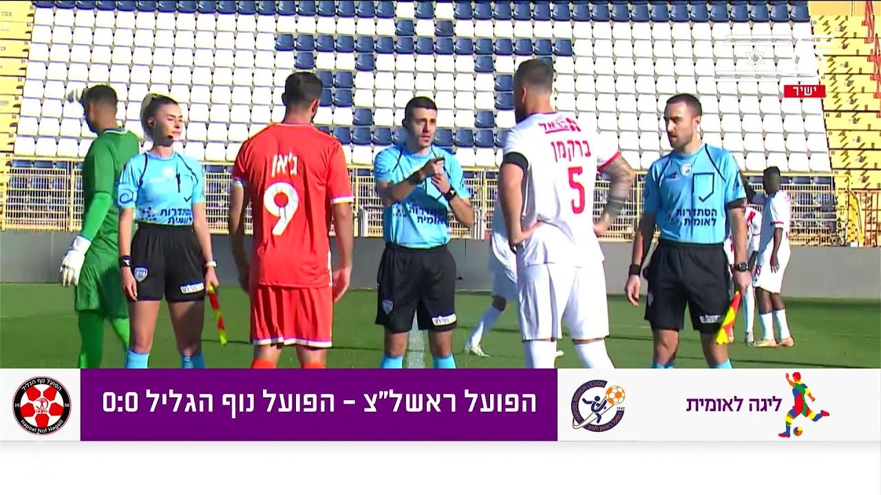 עונת 2025/26 - מחזור 19 - ראשון לציון 0:0 נוף הגליל (ערוץ הקיבוץ)