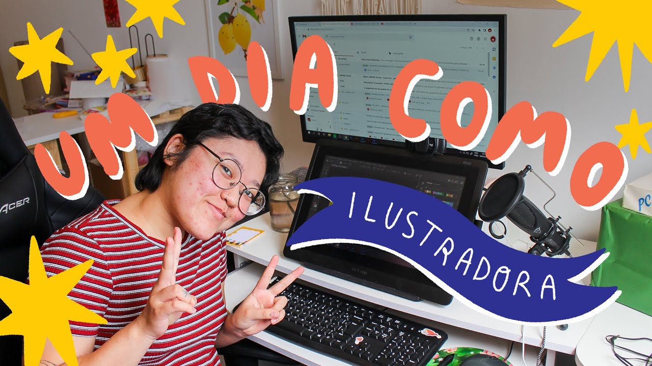 Um dia na vida de uma ilustradora + Q&A ✿