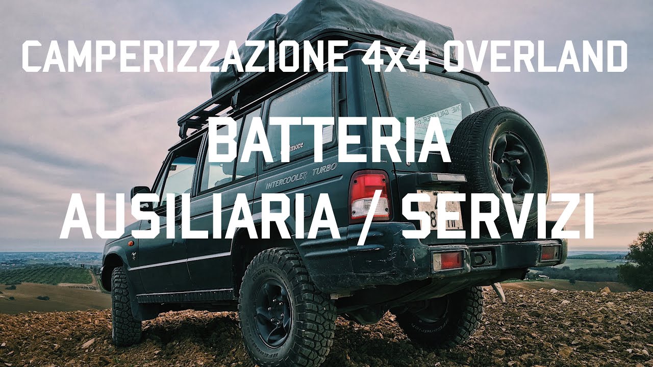 BATTERIA AUSILIARIA / SERVIZI [VICTRON] -  ALLESTIMENTO OVERLAND (GALLOPER) - CAMPERIZZARE UN 4X4 -