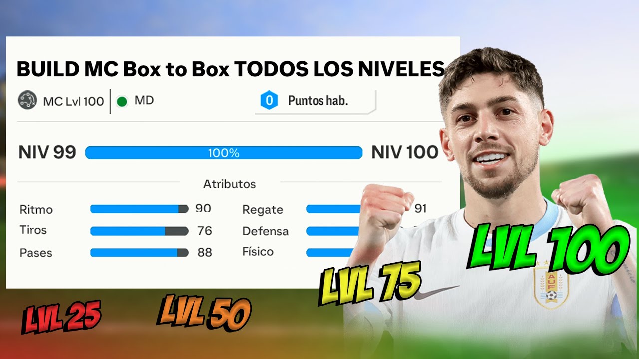 MEJOR MC BOX to BOX NIVEL 25, 50, 75 & 100 | EA FC Clubes Pro BUILD