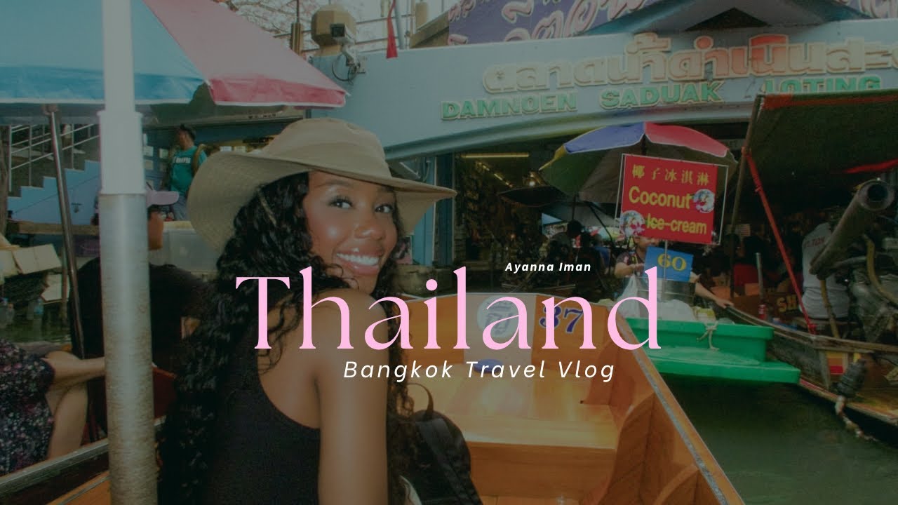 traveling thailand solo 🇹🇭 Exploring Bangkok, Floating Markets, Elephant Sanctuary, Cafe & More!