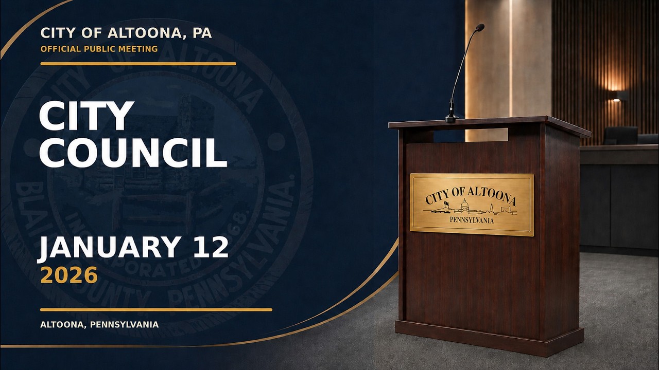 Altoona City Council Meeting, January 12th, 2026