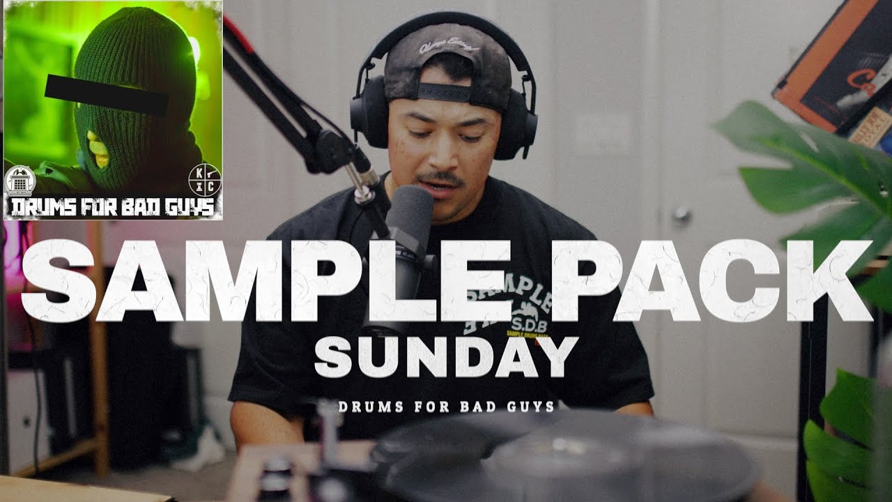DRUMS FOR BAD GUYS | Sample Flip Sunday