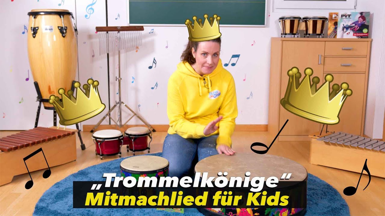 Trommelkönige | Trommel Mitmachlied | Kinder | Kita | Musik für Kinder | Grundschule