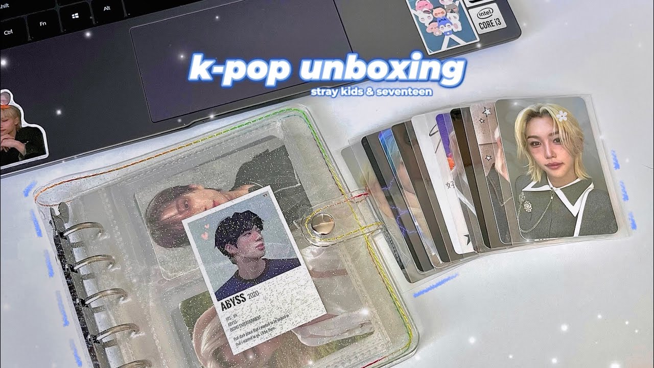 распаковка карт и биндера | картонные пополнения | unboxing photocards stray kids & seventeen