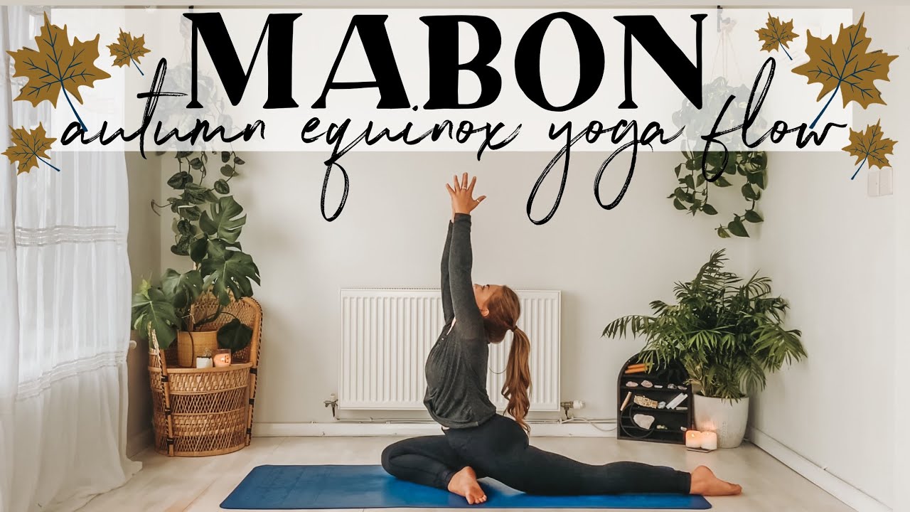 35 minute 🍁 YOGA FOR WITCHES: MABON & AUTUMN EQUINOX FLOW 🍁 with @theyogiwitch