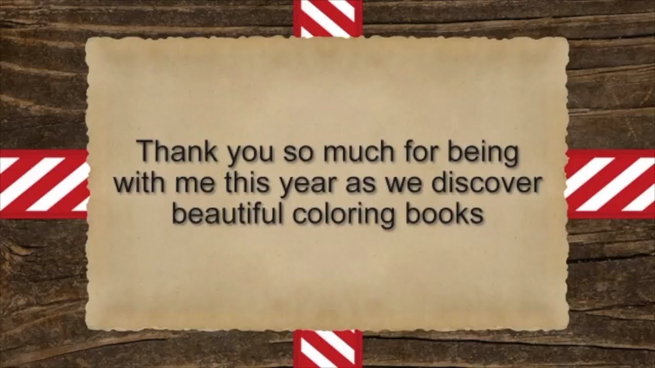 Merry Christmas from Lea @ColoringQueen