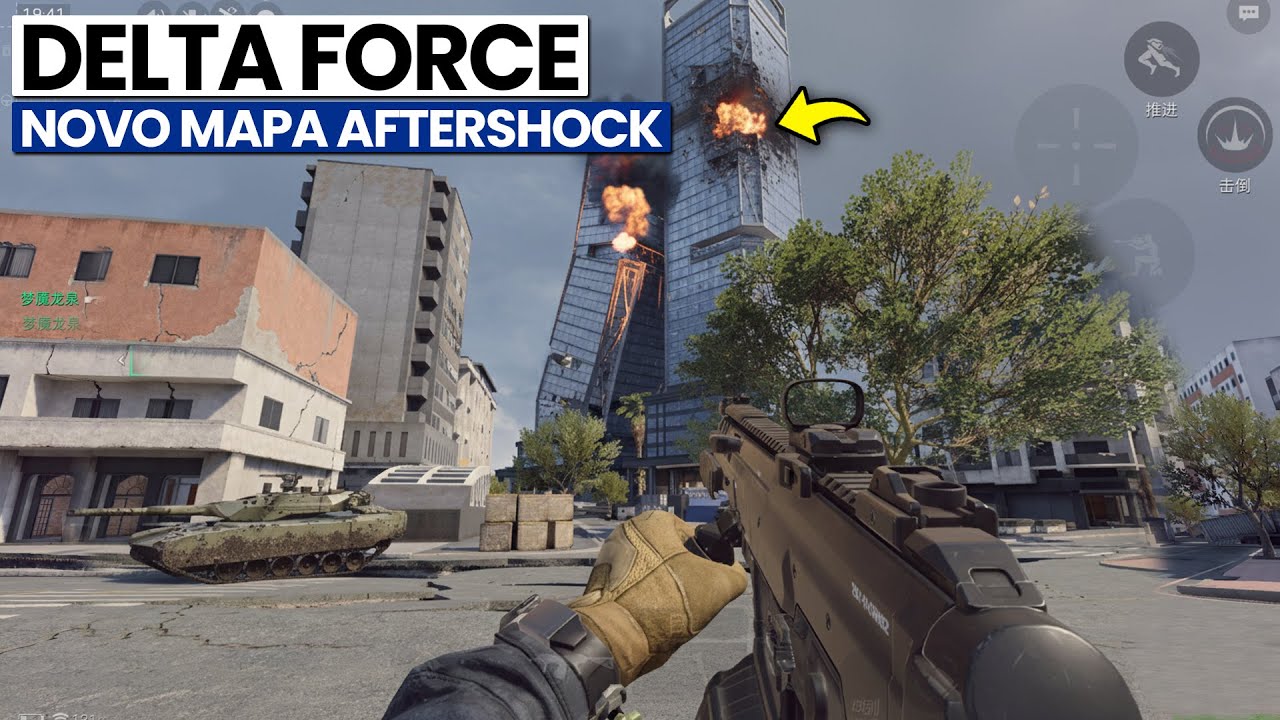 INCRÍVEL! DELTA FORCE Mobile *NOVO MAPA Aftershock* PRIMEIRA GAMEPLAY