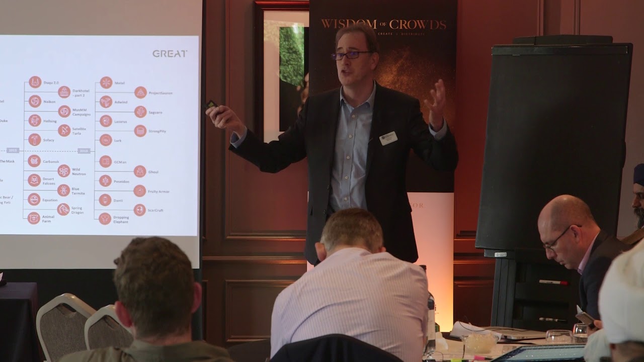 David Emm -  Kaspersky Lab -A glimpse into the world of targeted attacks - Wisdom of Crowds May 2017