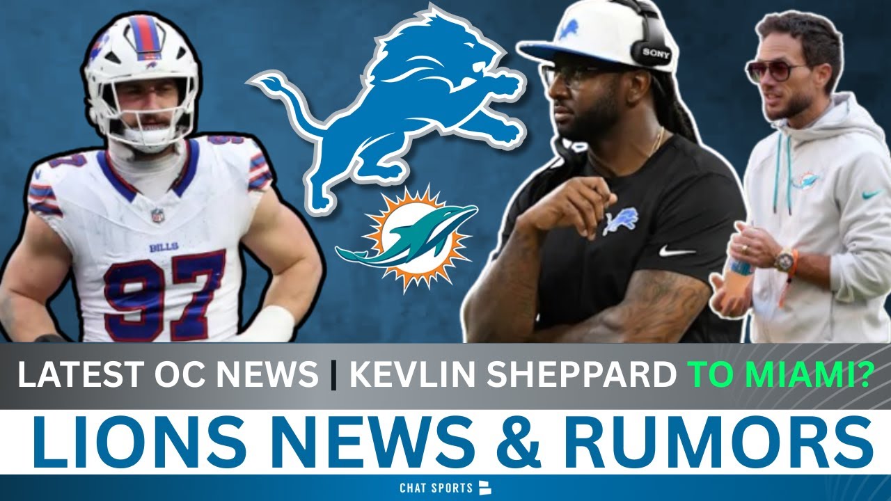 BIG Lions News: Kelvin Sheppard To Interview For Dolphins HC Job + Mike Kafka Interview