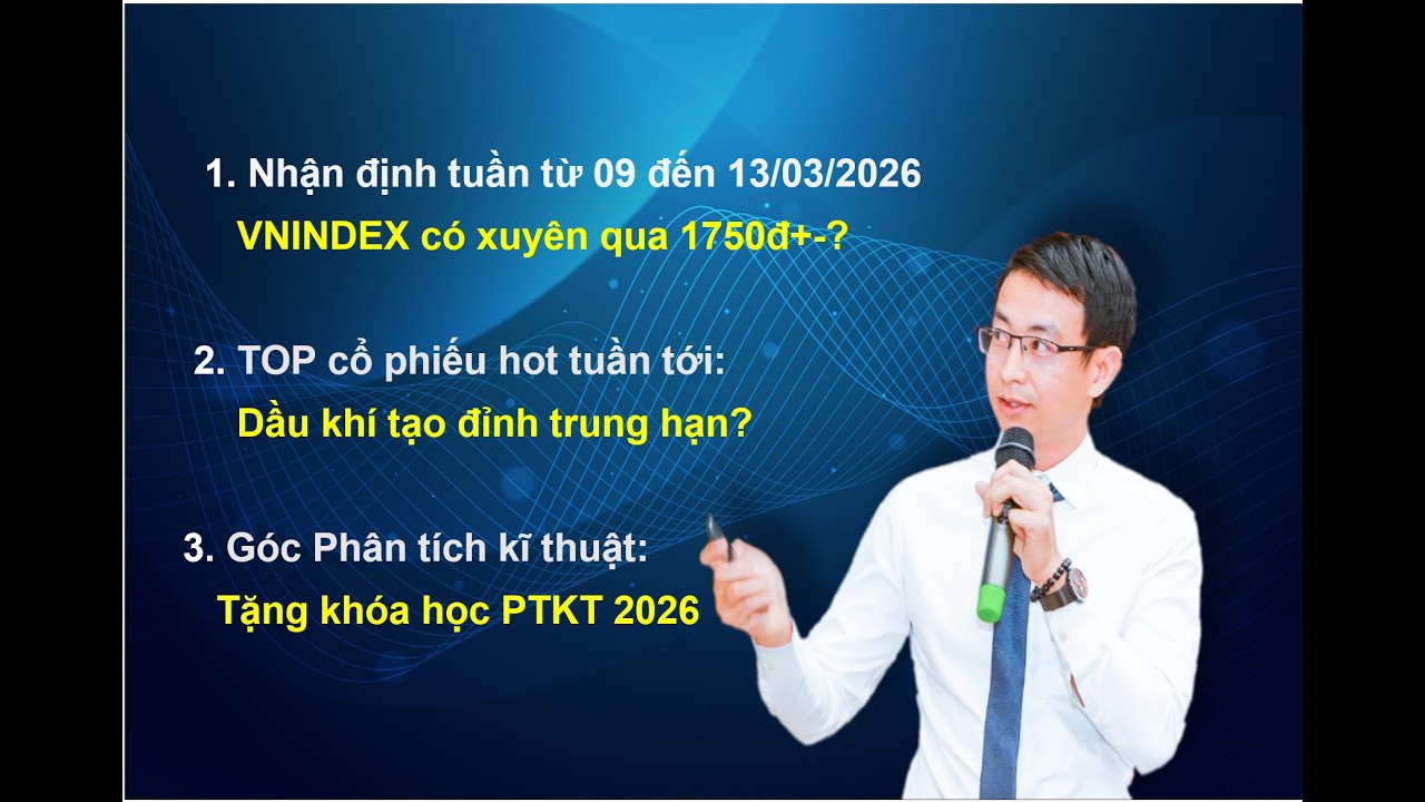 Chứng kho&aacute;n h&agrave;ng ng&agrave;y: Nhận định thị trường tuần từ 09 đến 13/03: VNINDEX đang tạo đỉnh trung hạn?
