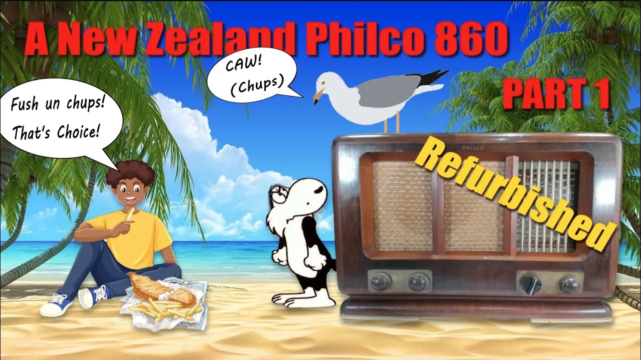 Philco 860 from New Zealand, 1949 - It needs a little love - Part 1