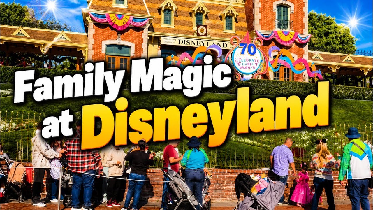 Family Disneyland Adventure PART 1 | First Rides, Magic & Smiles in California 