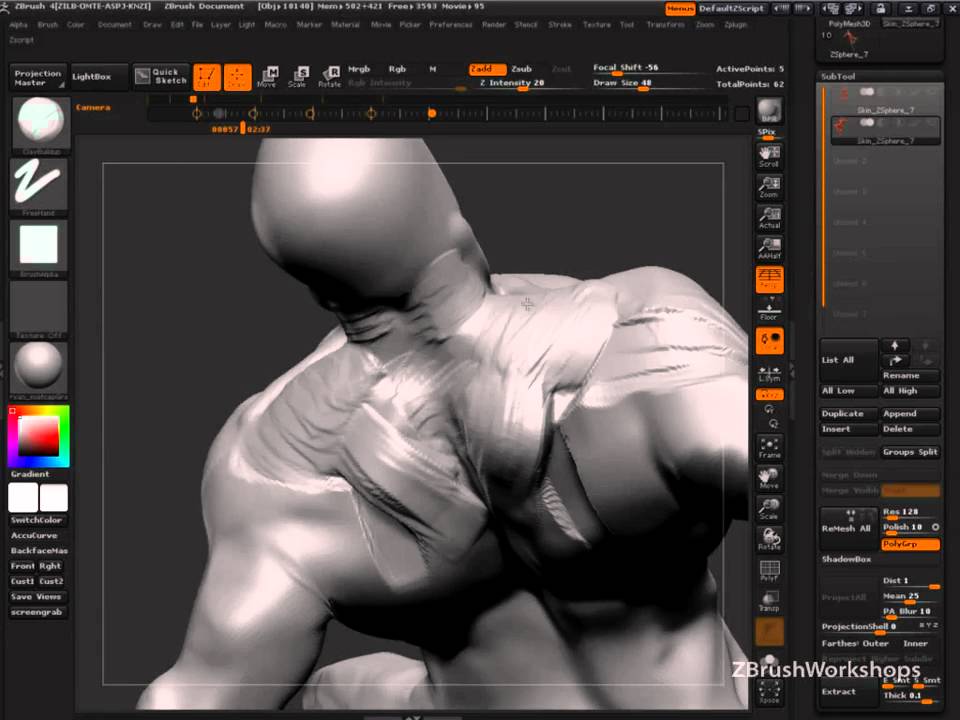 Sculpting Thor: A Preview of Upcoming Workshop