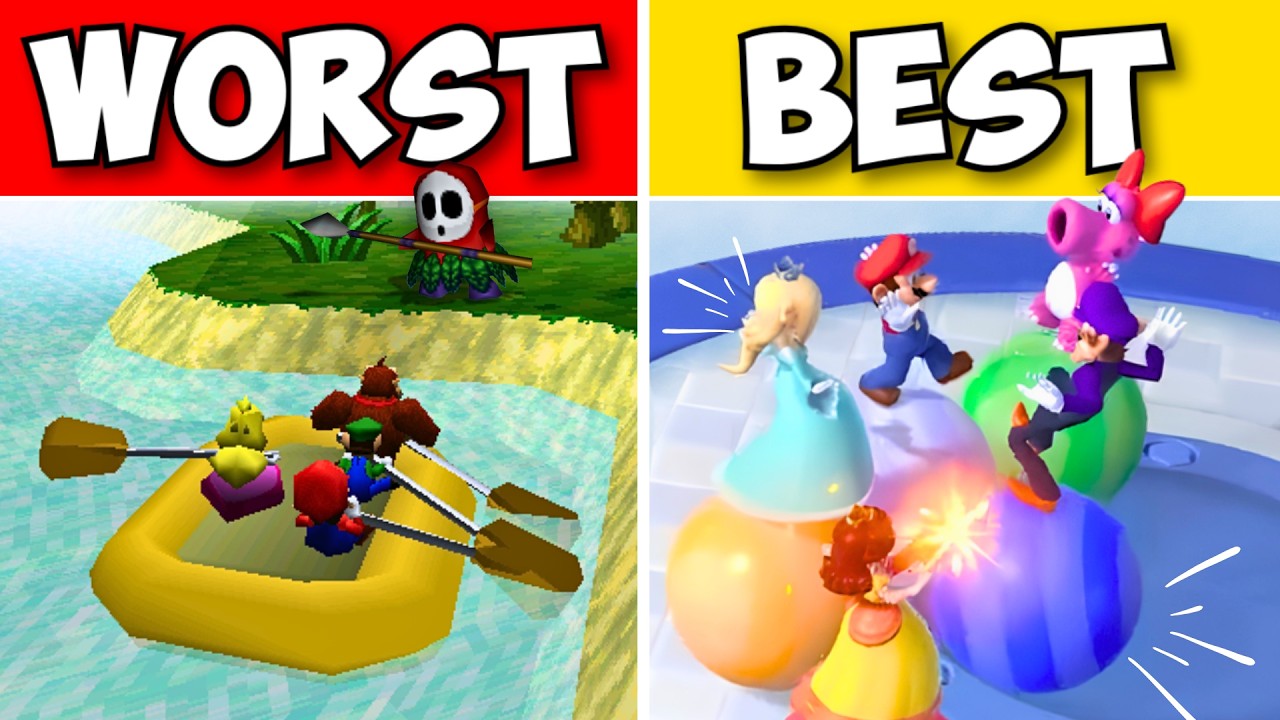 The BEST and WORST Minigame in Every Mario Party