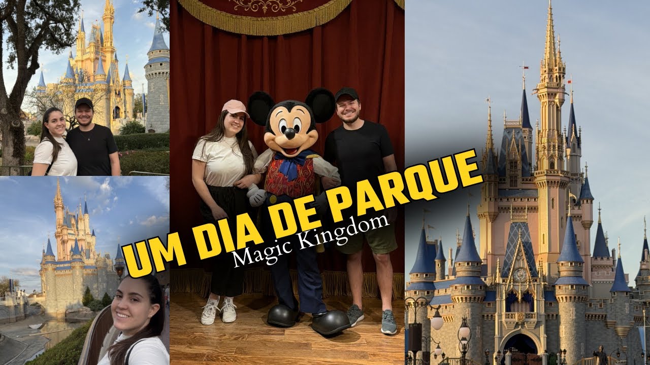 MAGIC KINGDOM. Dia de parque, Foto com o Mickey e muitas emoções na Disney. 👑🎢🇺🇸