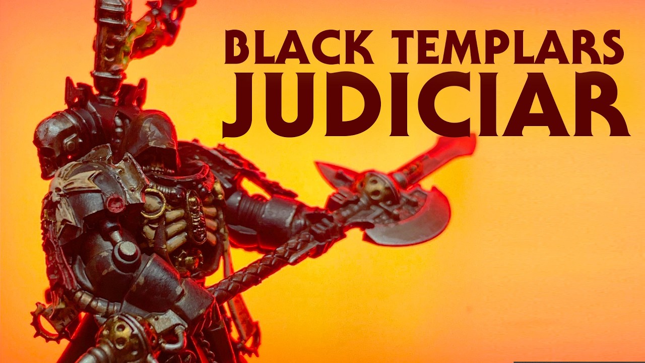 Kitbashing a Black Templars Judiciar for Warhammer 40k