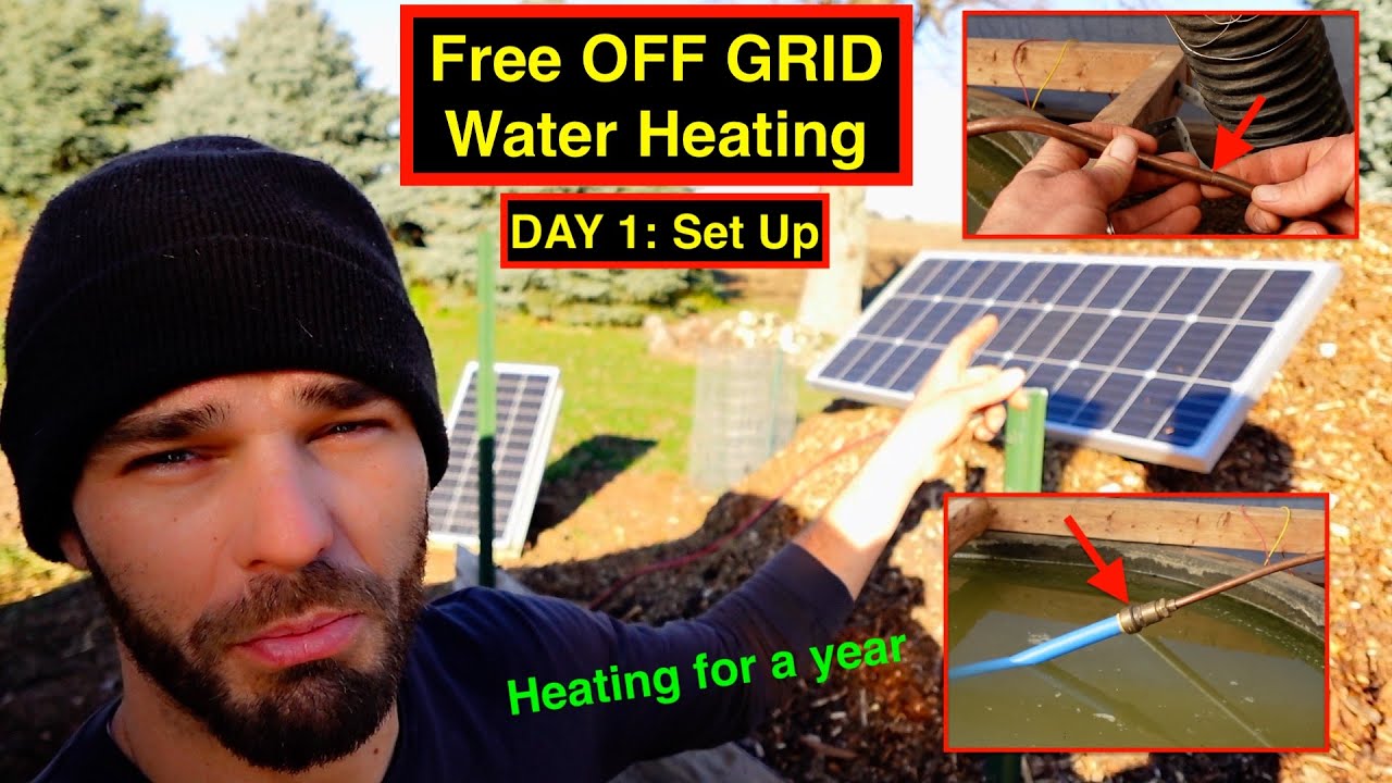 COMPOST HEATED GREENHOUSE! : FREE HOT WATER - Heat Transferring Systems - Making Connections -