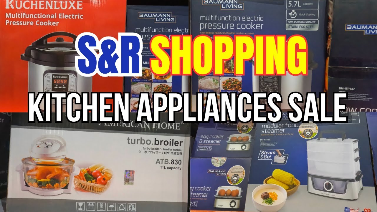 S&R SHOPPING Buy 1 Take 1 / Murang Kitchen Appliances with Prices