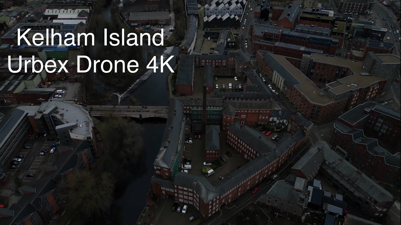 Cinematic Drone 4K Urbex Kelham Island, Sheffield George Barnsley Abandoned Workshops