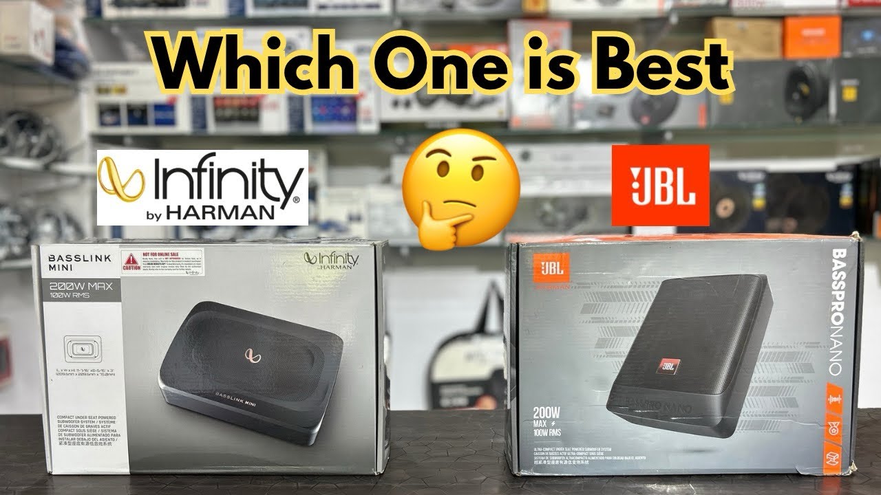 Under Seat Subwoofer Worth It ? Jbl BASSPRO Nano V/s Infinity BASSLINK mini . With Price #caraudio
