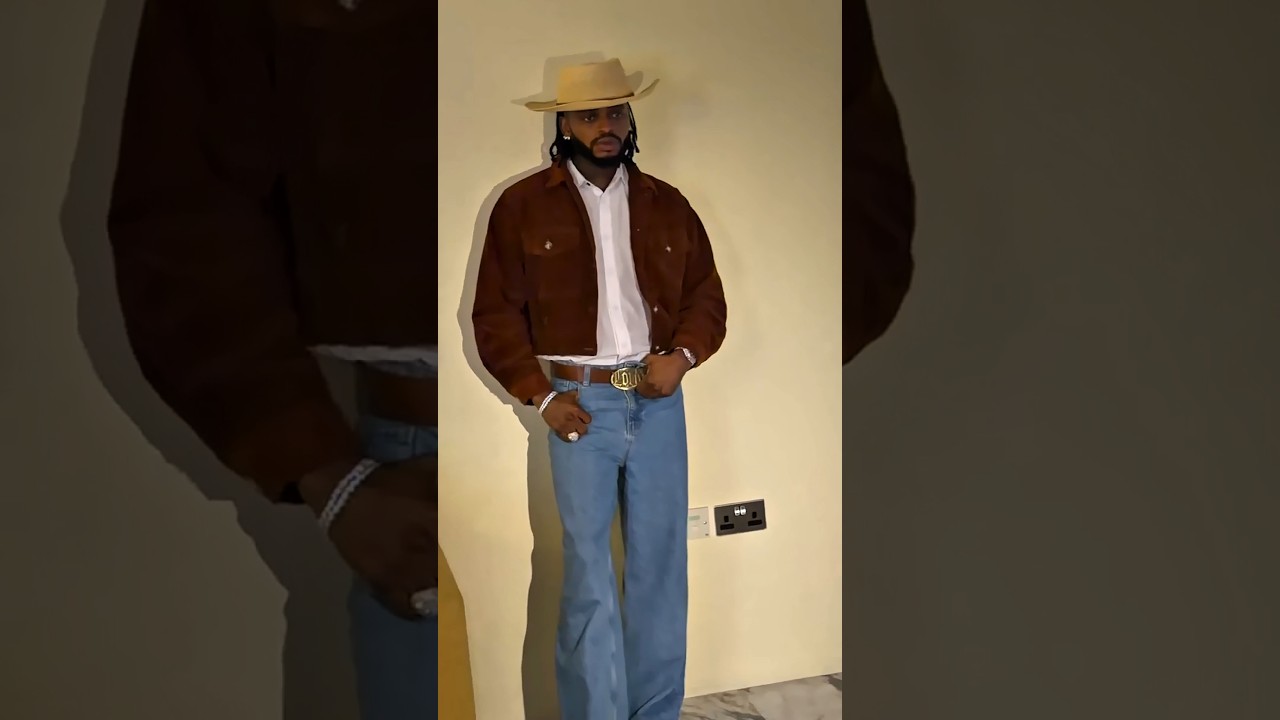 CowBoy Outfit #diamondplatnumz #Msumari #shorts #fashion #kenya #trending #nigeria #musicvideo #wcb