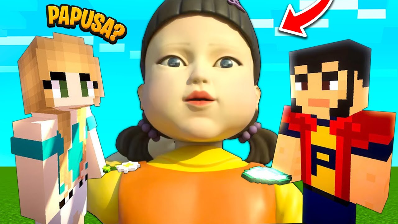 PAPUSA din SQUID GAME in MINECRAFT !