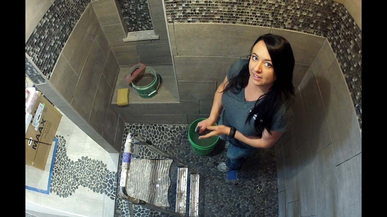 Complete shower installation, Jaime shows us how to get it done. All the details