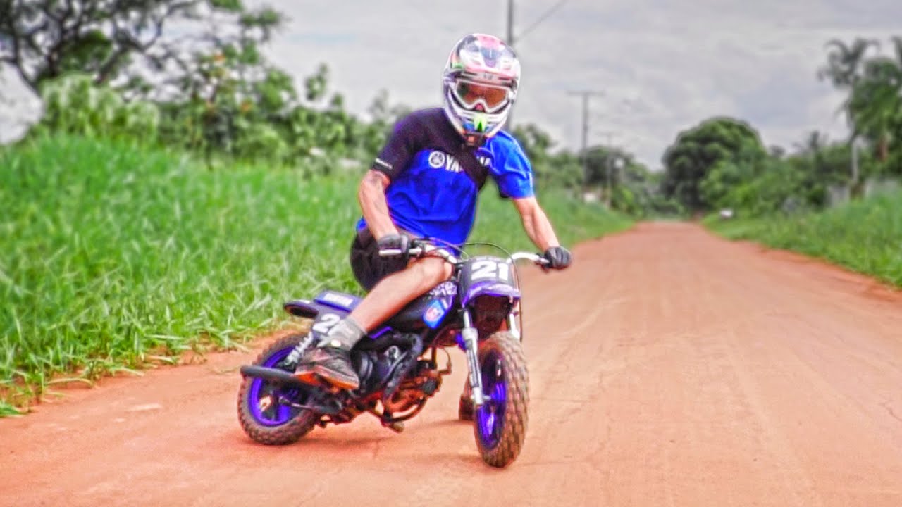 O DIA QUE PEGUEI A MINI MOTO - Pw 50 | Bastidores #1