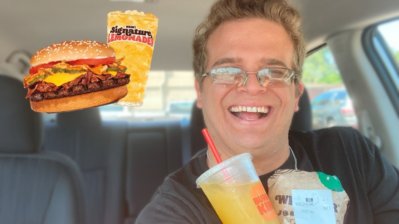 Burger King BBQ Brisket Whopper & Lemonade